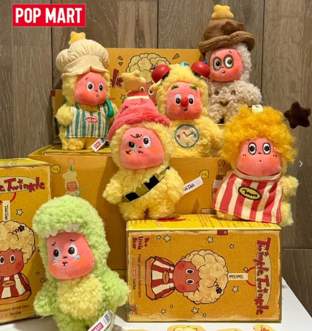 

POP MART Серия «Twinkle Twinkle Be a Little Star»: Плюшевый брелок-подвеска, Слепая коробка, Загадочный мешок, Игрушки, Куклы, Аниме-фигурки, Настольные украшения
