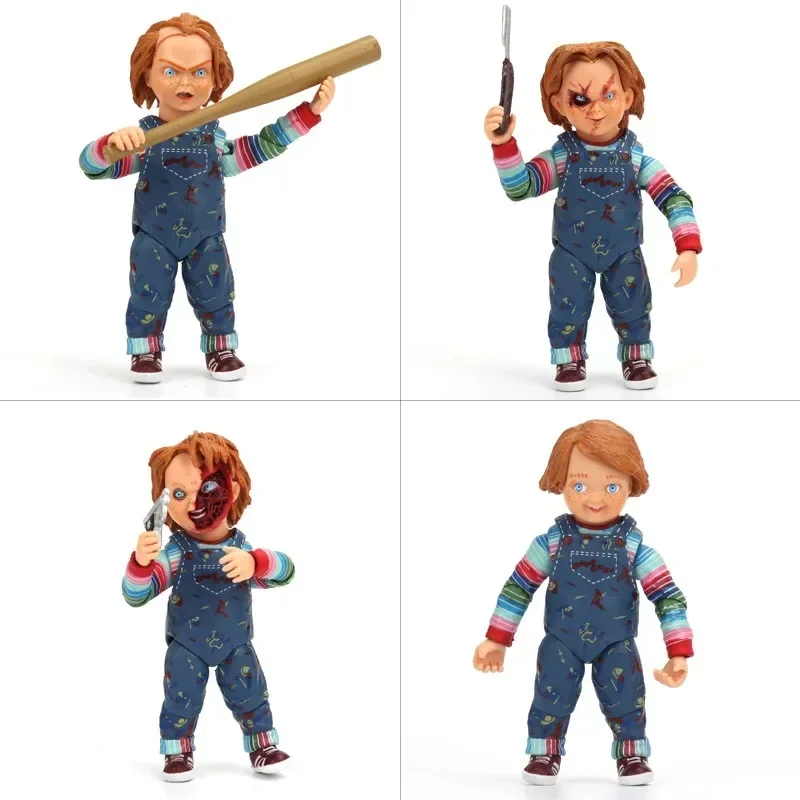 Neca Chucky Action Figure Child 'S Play Good Guys Ultieme Variant Chucky Film Rolfiguur Model Horror Pop Speelgoed Halloween Cadeau