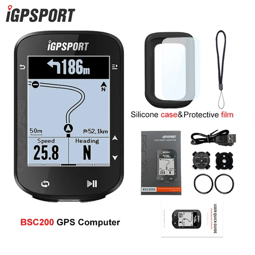 IGPSPORT BSC200 GPS bicicleta ordenador velocímetro inalámbrico bicicleta Digital ANT + ruta navegación cronómetro ciclismo odómetro