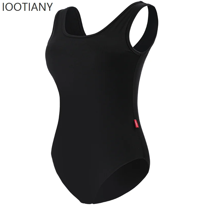 IOOTIANY 여성 발레 점프수트 성인 체조 민소매 조끼 댄스 타이츠 발레 요가 에어리얼 기본 트레이닝 의류 2025
