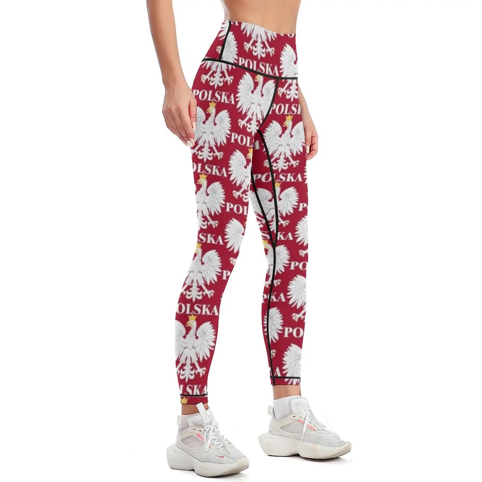 Polska 3 Leggings gym's clothing jogging pants sports for Womens Leggings