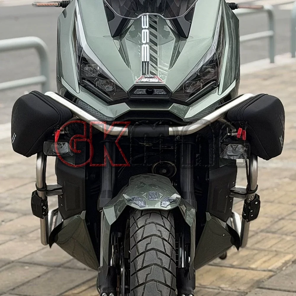 For ZONTES 368G ZT368 G Motorcycle Modified Side Bags Crash Bar Bags Quick Release Waterproof Storage Protective Luggage Pouches