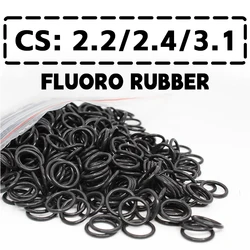 Thickness CS2.2/2.4/3.1mm Black FKM O-ring FPM fluorine rubber sealing gasket rubber washer ring wholesale in specifications