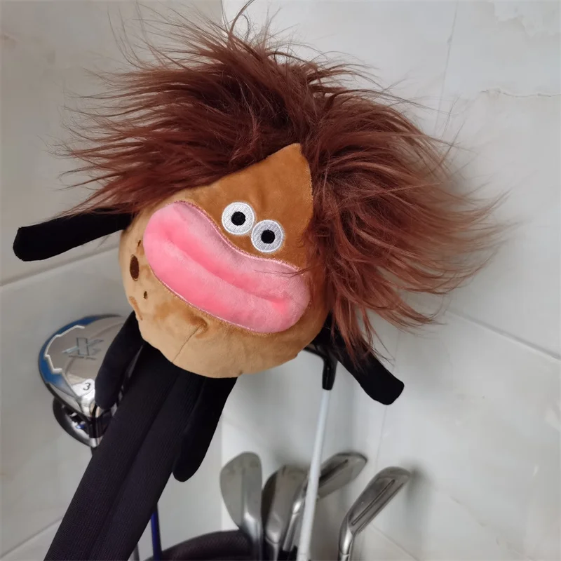 Cartoon Potato Golf Driver Head Cover 460cc Wood Headcover For Man Women