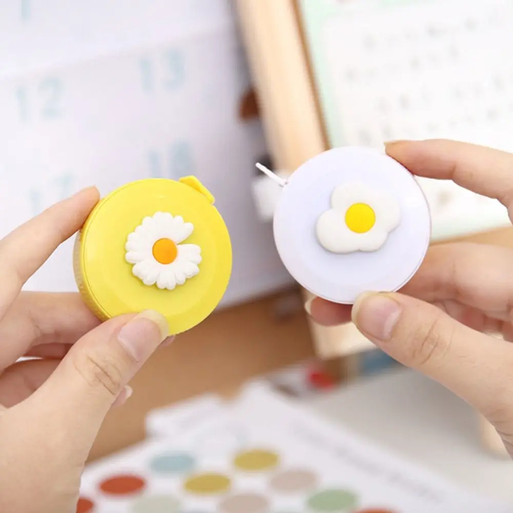 Mini Cinta Métrica de Dibujos Animados, Regla de Sastre Kawaii, Cinta Métrica para Ropa, Herramientas de Costura Portátiles, Accesorios