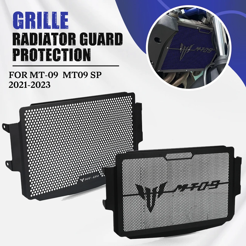 

Motorcycle Radiator Protective Cover Grill Guard Grille Water Tank Protector FIT For Yamaha MT-09 MT 09 MT09 SP 2021 2022 2023