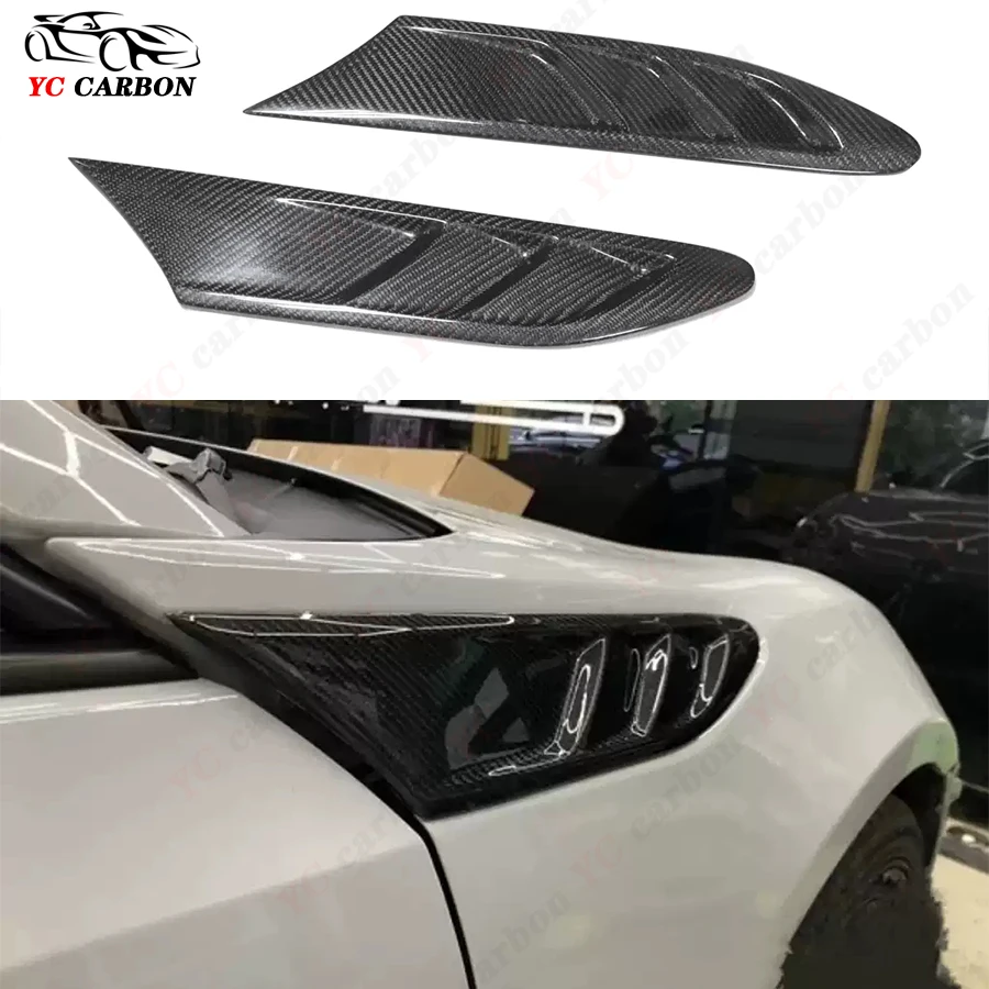 

For Toyota GT86 Subaru BRZ 2012-2019 High quality Carbon Fiber/Forged Carbon Set Auto Fender Side Air Vent Outlet Cover Trim