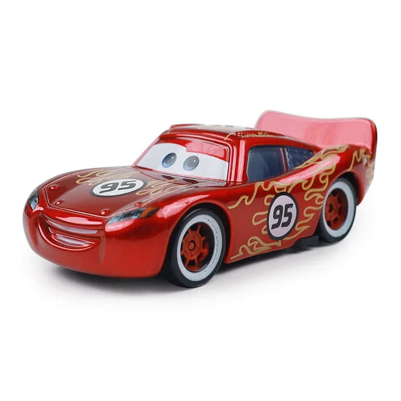 Disney Pixar Cars 2 3 Lightning McQueen Mater Jackson Storm Car Toys 1:55 Diecast Vehicle Metal Alloy Boy Kid Birthday Christmas