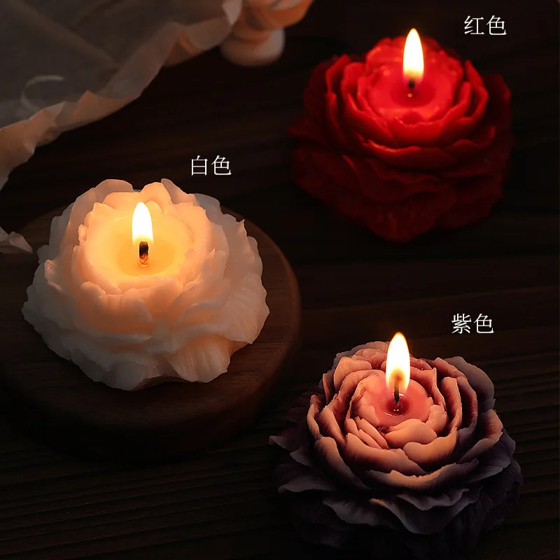 Candele profumate di camelia semplice senso avanzato yoga meditazione regalo di compleanno decorazione della casa ornamento