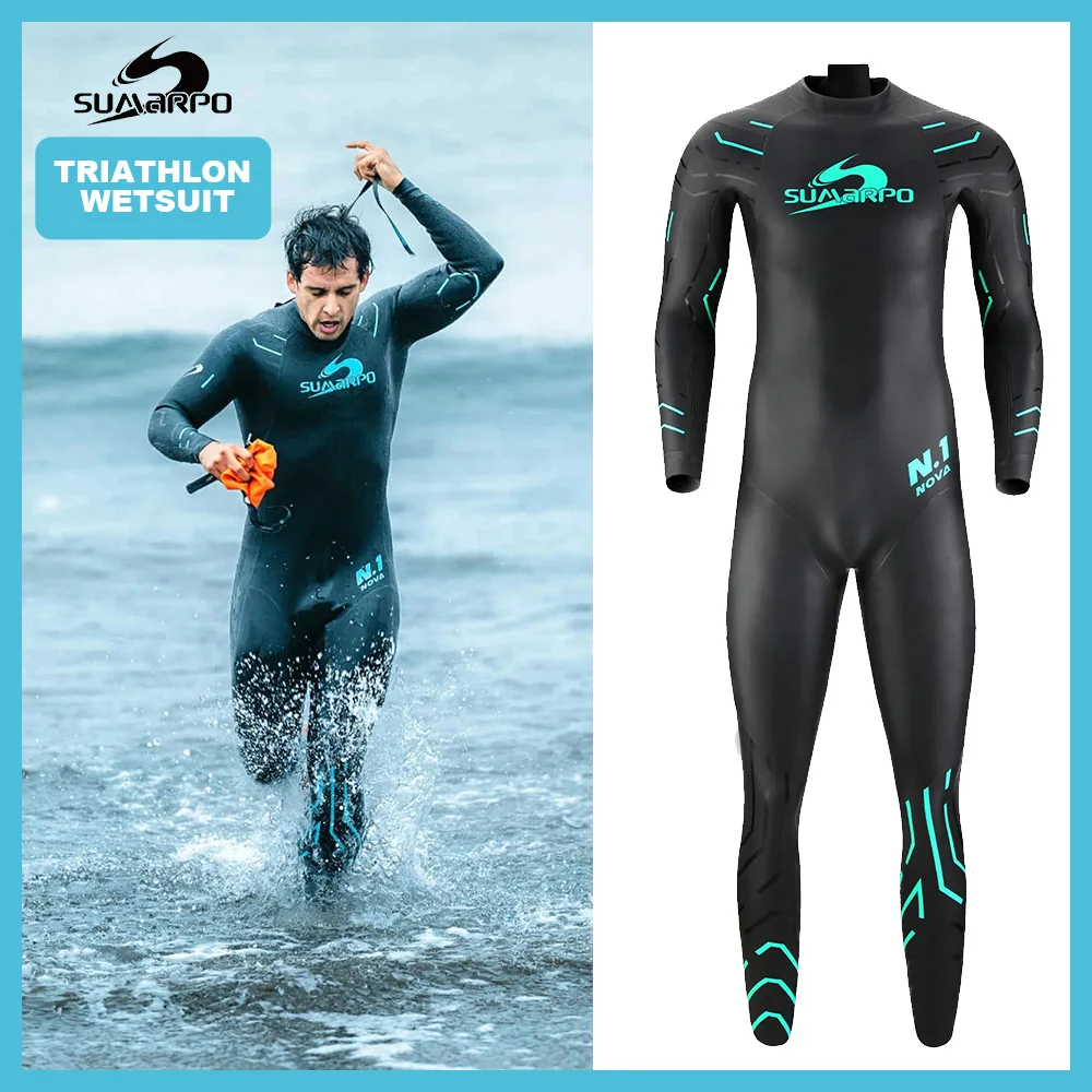 SUMARPO Triathlon Wetsuits, Open Water Swimming, 5/3mm Yamamoto Neoprene SCS
