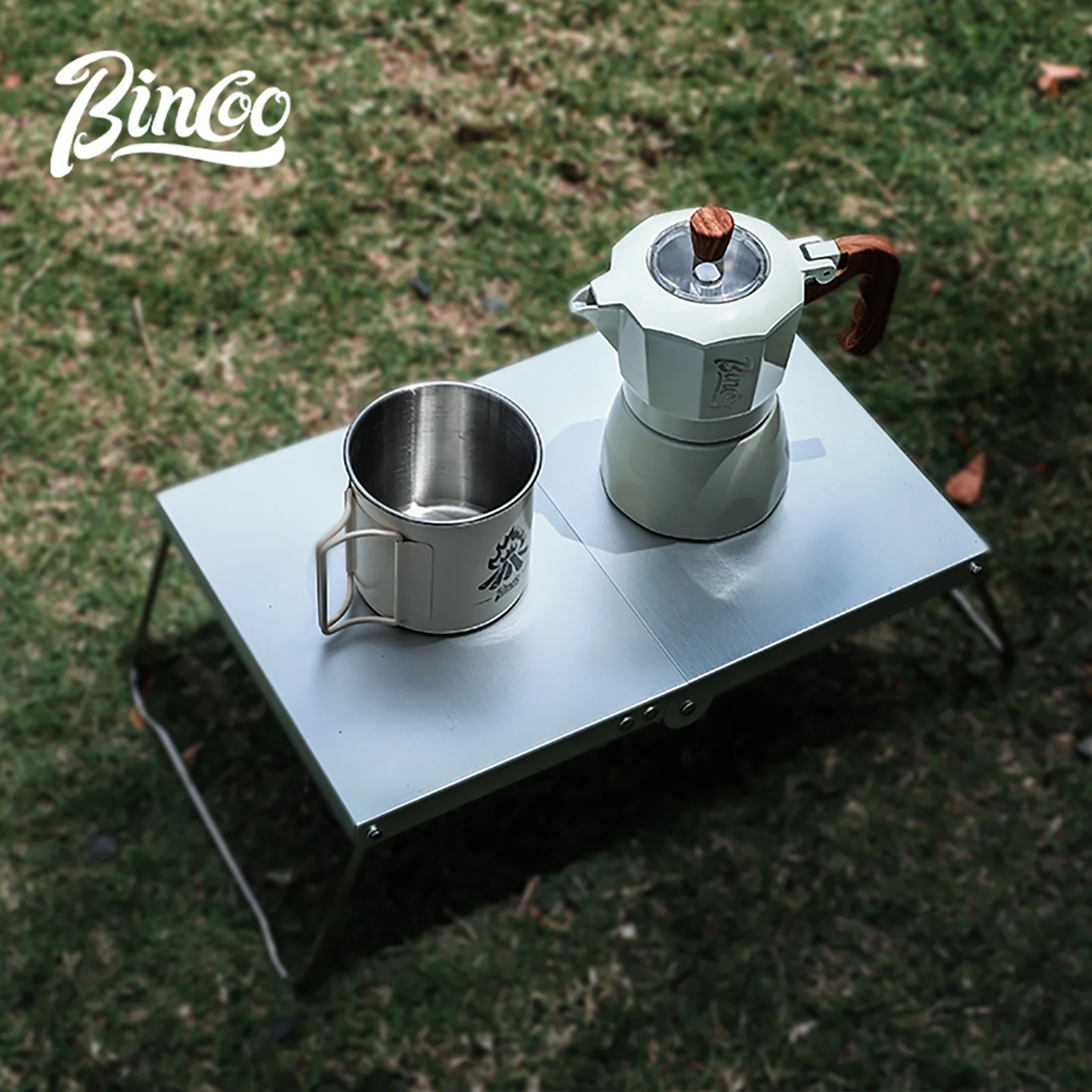

BINCOO Camping Portable Foldable Table Small Coffee Tables Ultralight Outdoor Hiking Picnic Table Aluminum Alloy MiniTable BBQ