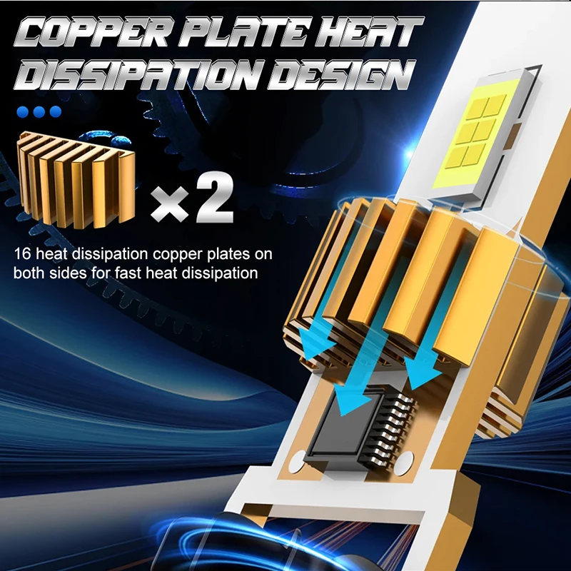 30000LM H7 LED مجموعة مصابيح أمامية لمبة صغيرة 300 واط CSP 7035 للسيارة كشافات السيارات مصابيح الضباب Canbus H7 Led توربو السيارات 12 فولت 6000 كيلو