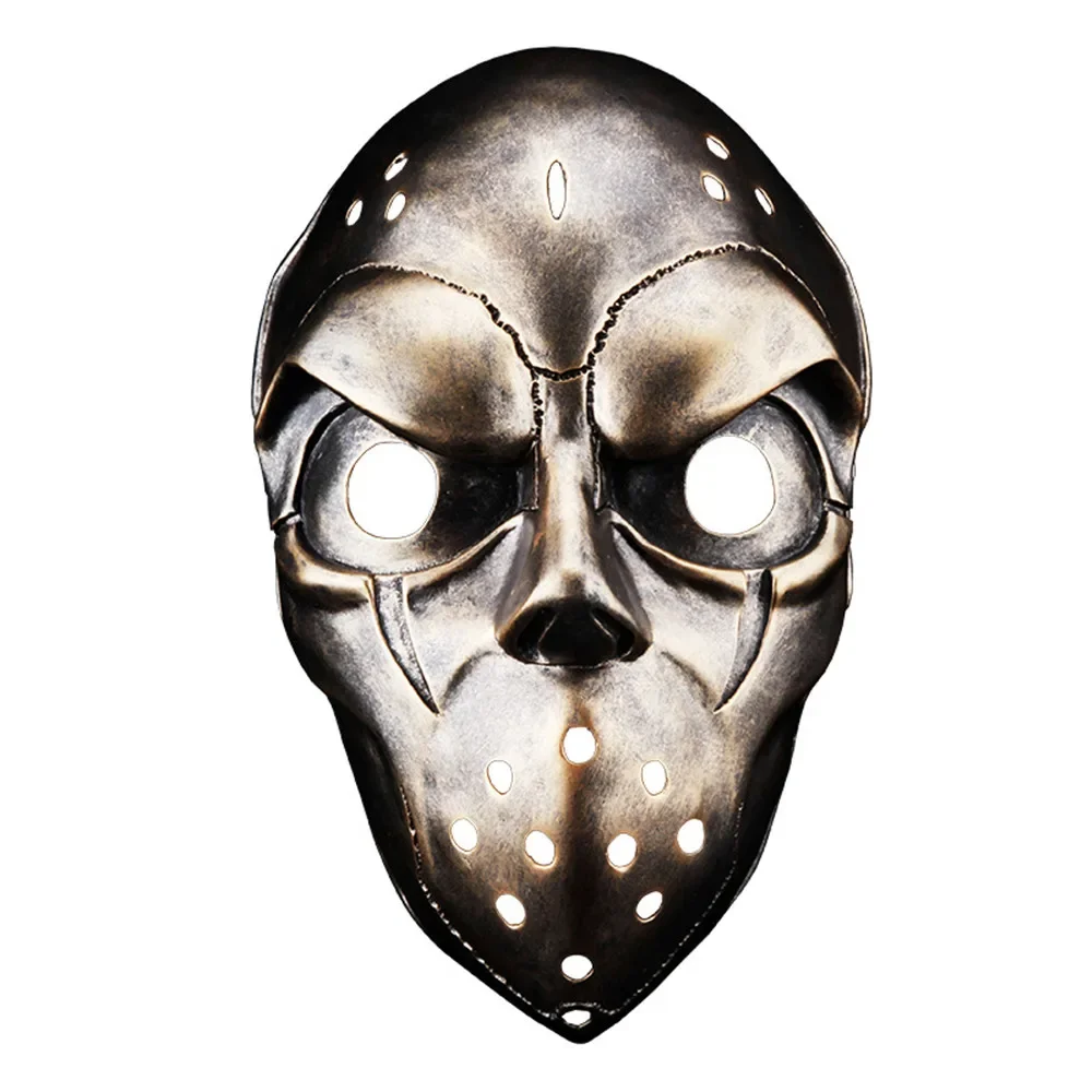 Resin Hockey Goalie Mask, Cosplay Mask, Halloween Party, Terror Costume, Performance Props