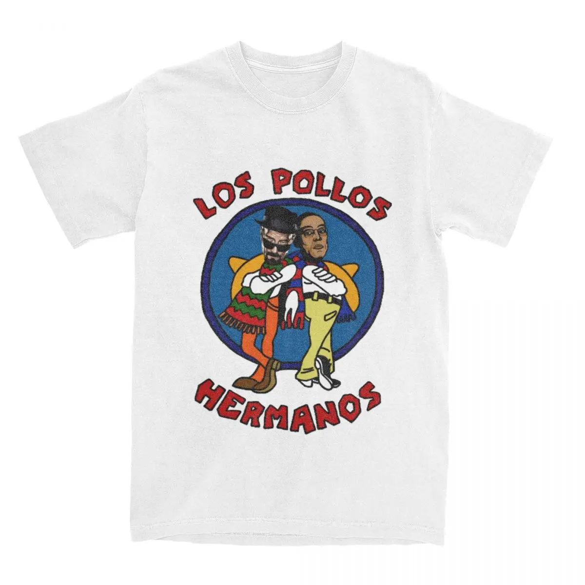 Los Pollos Hermanos Of The Mean Who Knocks Breaking Bad Chicken T Shirts 100% Cotton Funny T-Shirts O Neck Tees Clothing Gift