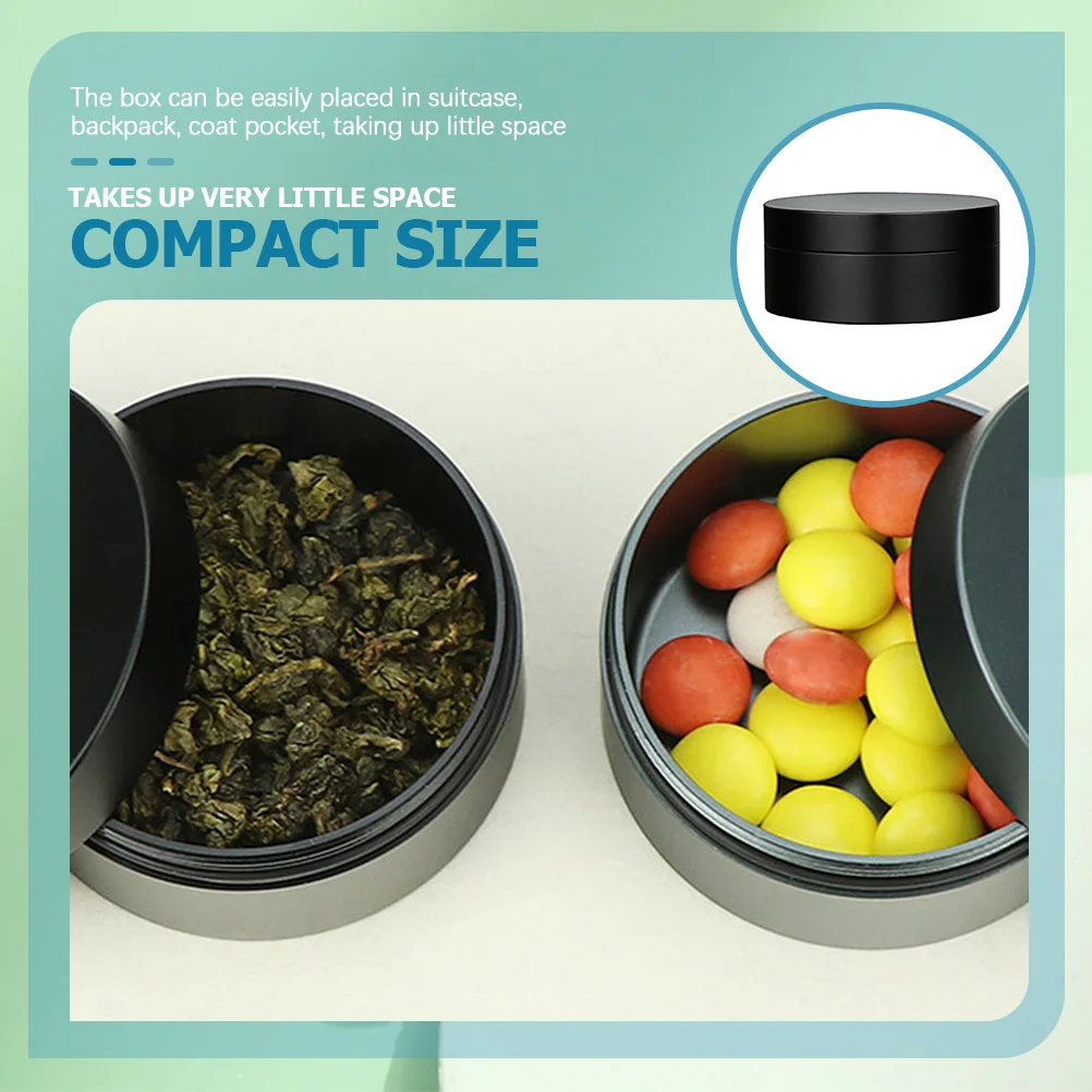 

Портативный контейнер для чая для таблеток, органайзер для лекарств, дорожный чехол, пылезащитный, влагостойкий, контейнер для хранения мелких предметов, диспенсер