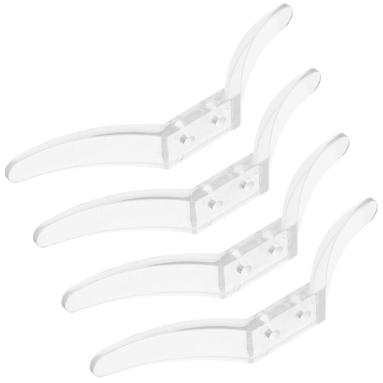 

4Pcs Blind Cord Positioning Hooks Lightweight Replacement Rope Cleats for Roller Vertical Window Blind Accessories