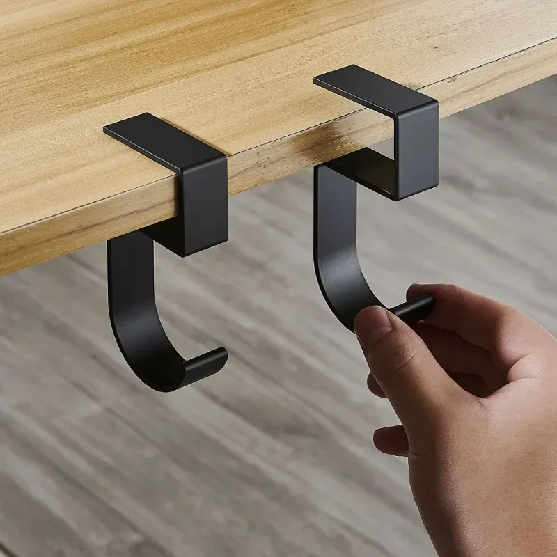 

5 Shaped Table Edge Hook Student Desk Side Hanging Bag Office Desk Organizer Removable Office Handbag Holders Table Hooks