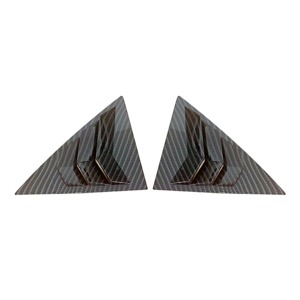 لمازدا 6 سيدان 2002 2003 2004 2005 2006 2007 2008 نافذة السيارة الخلفية الجانب تنفيس مصراع كوة غطاء اكسسوارات الكربون #3