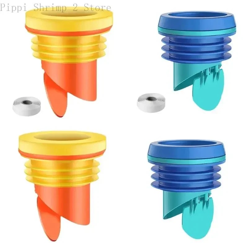 

Gasket Flange Rings Easy to Install Floor Outlet Drain Pipe Flange Rings with Backflow Prevention Valves Toilet Bowl