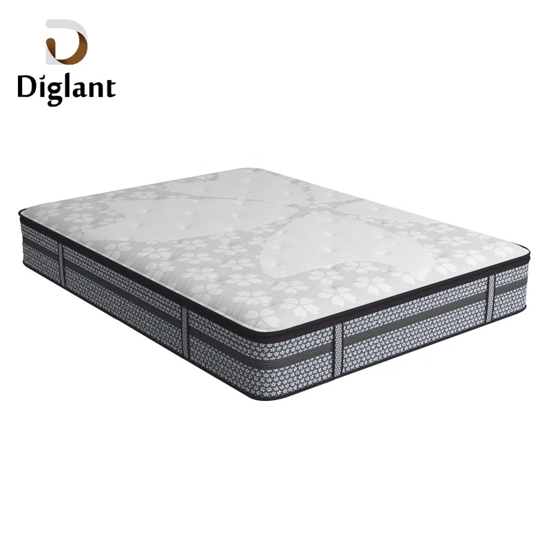 D99 Hot Sale High Grade Knitted Fabric Normal 14 Inch Sponge Pocket Spring Mattress