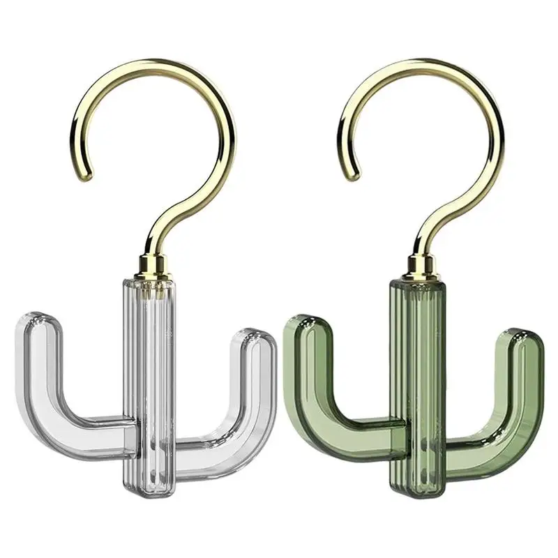 Rotating Purse Hanger Closet Multifunction Clothes Hanger For Bag Belt Tie Scarf Handbag Hanger Cactus Swivel Hook Home Organize