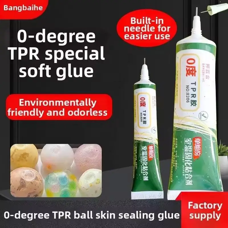 20/60ml TPR Glue for Squishies Toys,Room Temperature Curing Adhesive for Stress Ball Squishies Repairs,DIY Handcraft Studio Glue