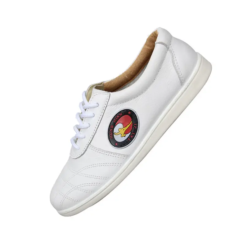 2025 New Men's and Women's Luxury Brand Taekwondo Shoes Kung Fu Shoes Wearable Taiji Shoes Leather Taiji Shoes