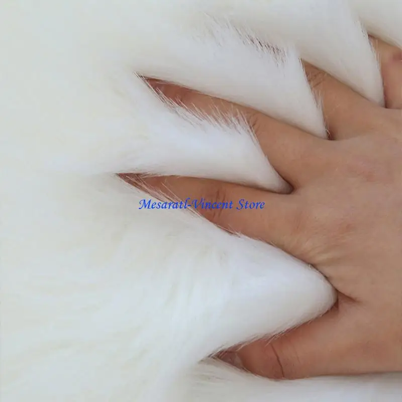 A70F Fur Plush Center Console Cover Furry Warm Wool Truck Furry Armrest Cover