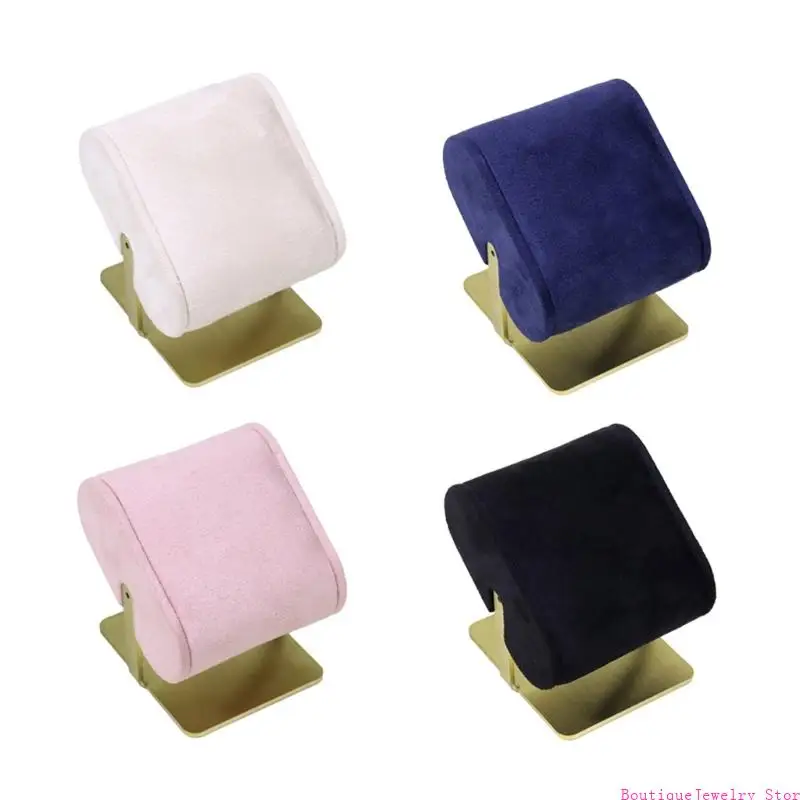 

E1PE Velvets Jewelry Display Stand Base Base 4 Color Options Bracelet Doster Hater Elegant Home Décoration