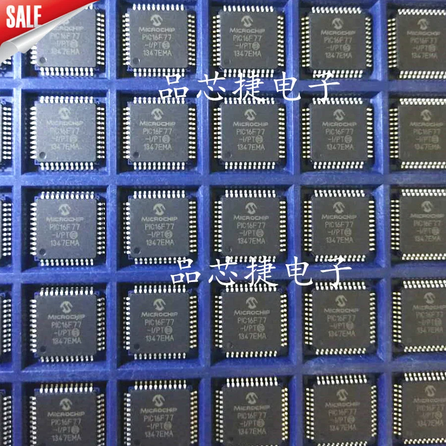 

NEW and Original MCU IC pic16f77-i/pt pic16f77 tqfp-44, 8-bit chip