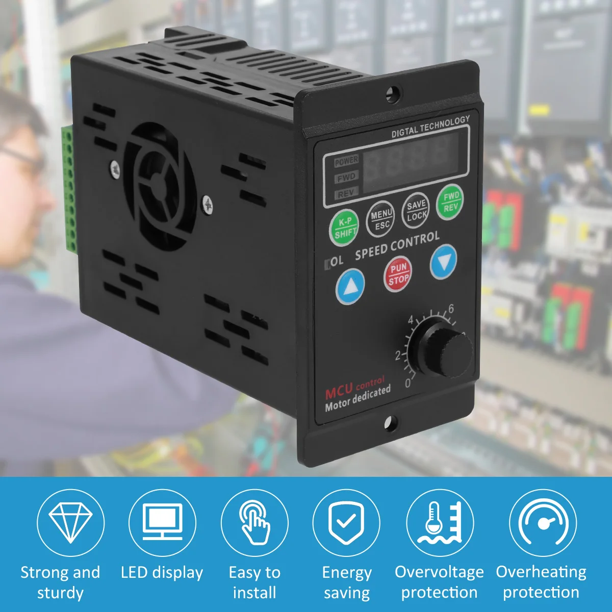 Frequency Converter Electric Inverter 750W Add Motor Driver Variable Frequency Drive 220V Single-phase Input Three-phase Output