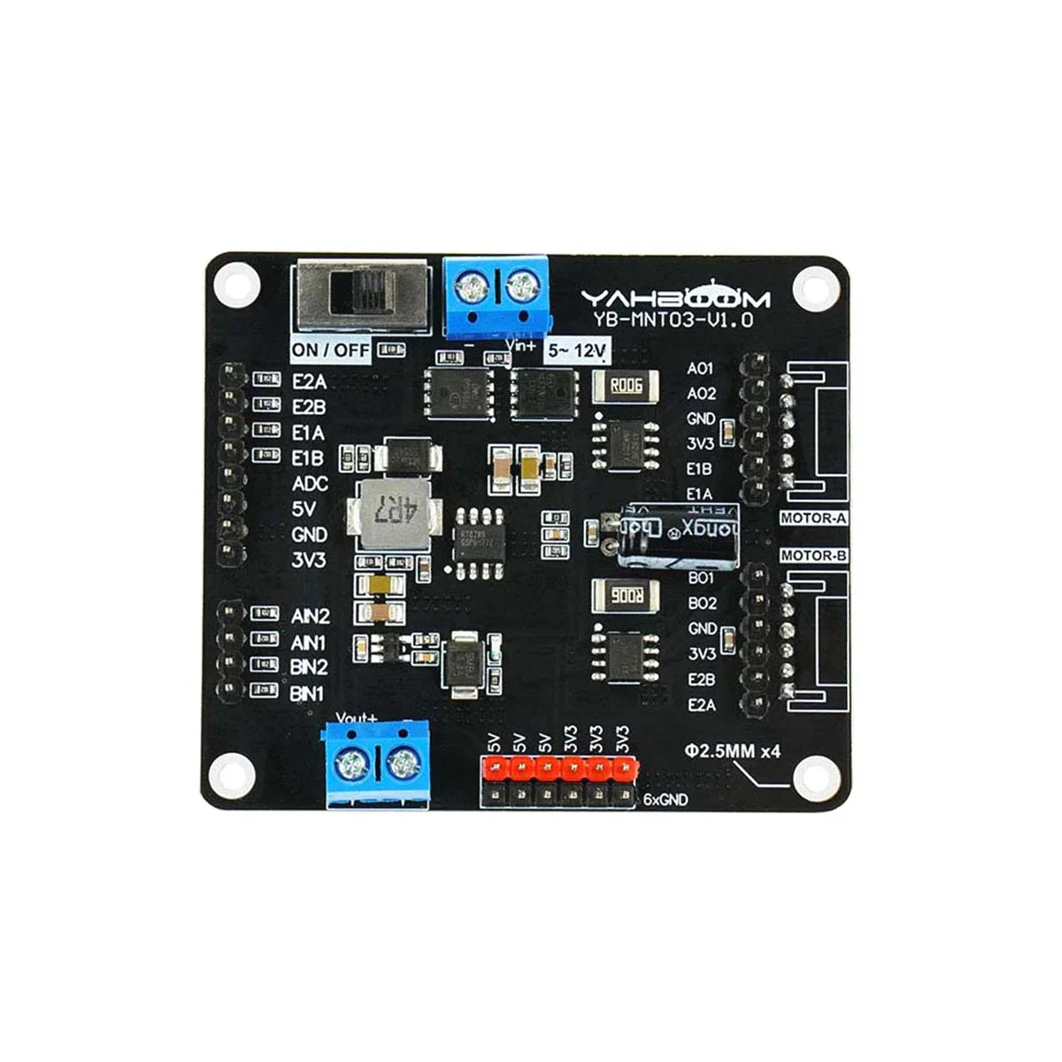 

T8236 Dual-Channel DC Motor Drive Module 2-Channel Robot Car Electronic Design Competition Dedicated Module