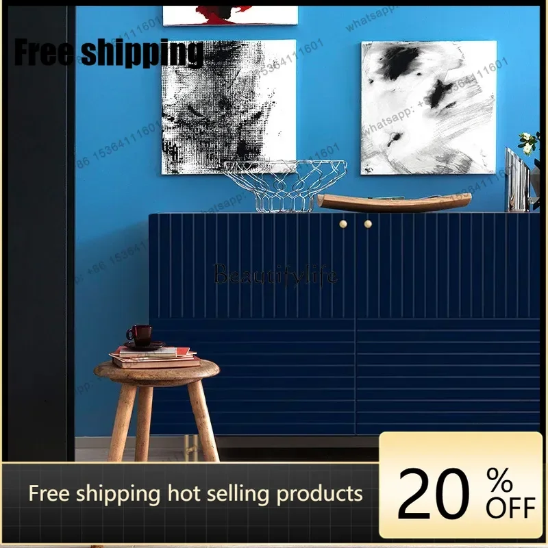 Factory DirectAmerican light luxury door cabinet solid wood modern simple shoe cabinet Nordic style