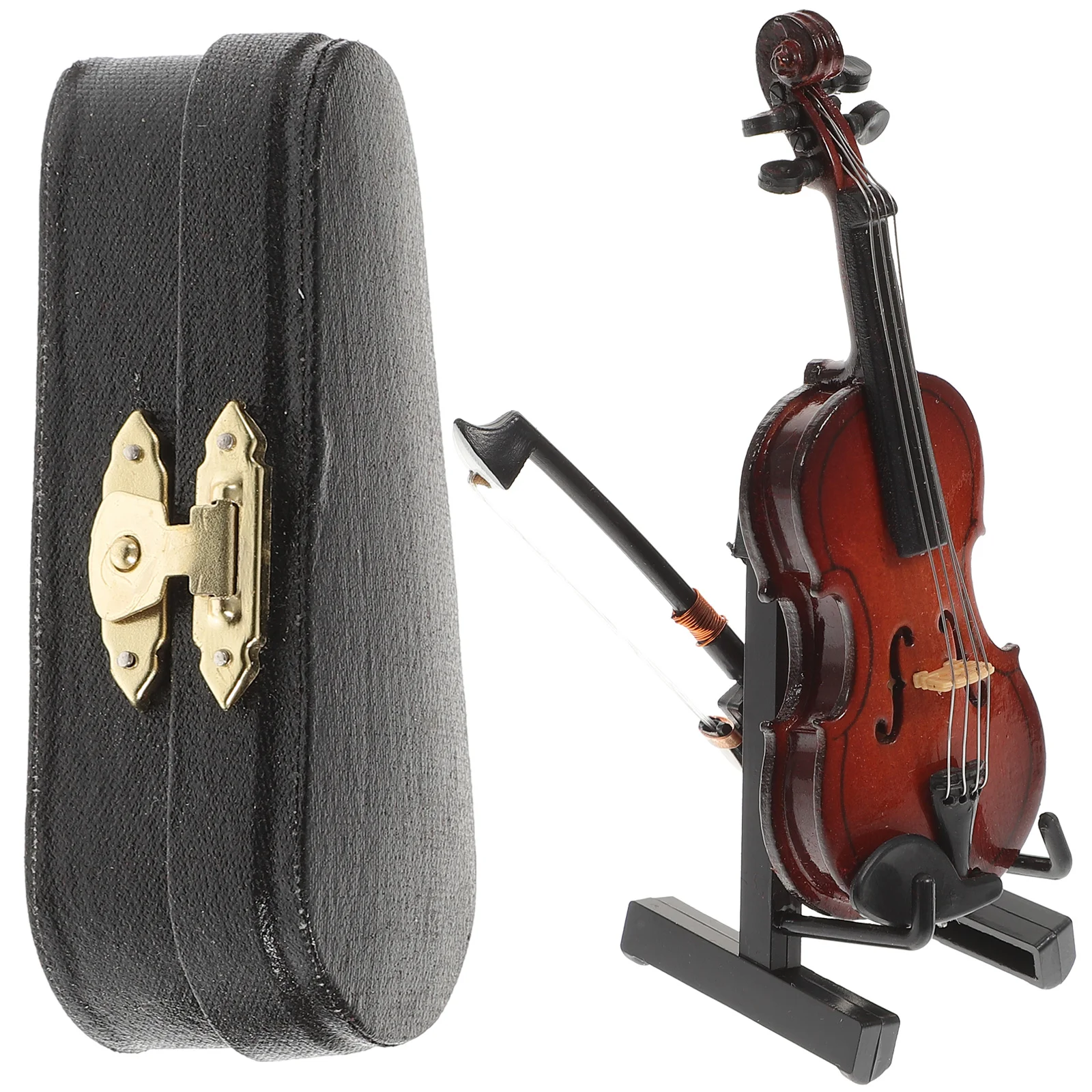 

Photo Props Violin Model Toy Mini Adornment Bass Realistic Musical Instrument Miniature Instruments