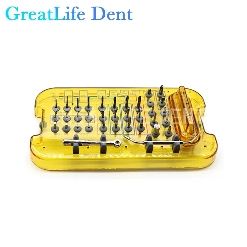 GreatLife Dent Implant Surgery Instrument Kit Implantium Tool Dental Uxif Dentium Surgical Drill Dentium Dental Oral Surgery Kit