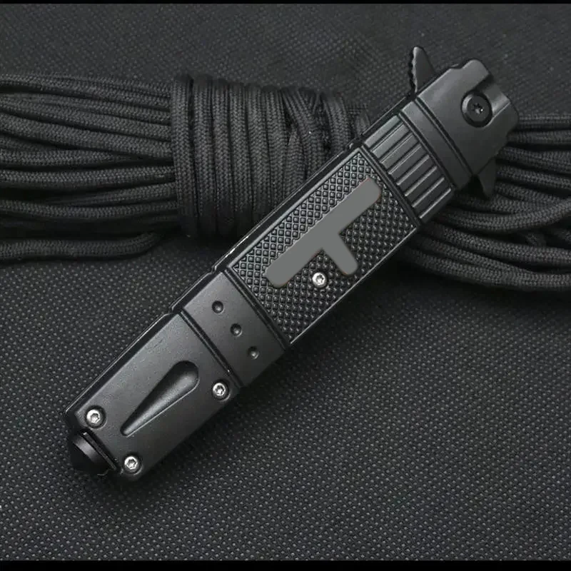 1PC High hardness outdoor folding knife, sharp household fruit knife, camping knife, open box knife, self-defense knife