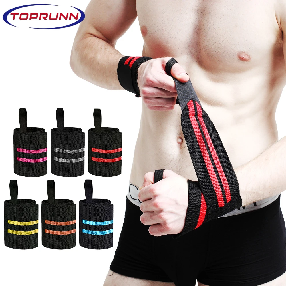 

1PCS Wrist Support Gym Weightlifting Training Weight Lifting Gloves Bar Grip Barbell Straps Wraps Hand Protection