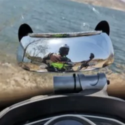 Motorcycle Rearview Mirror Wide Angle Rearview Mirror For Suzuki BURGMAN 650 400 125 200 AN650 AN400 AN125 AN200 BURGMAN650