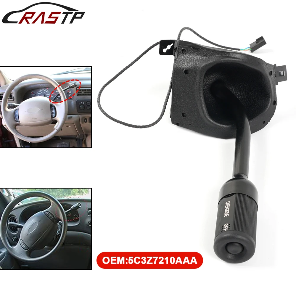 

RASTP-5C3Z-7210-AAA Shifter Lever Arm With Overdrive Switch O/D For Ford F150 F250 F350 F450 F550 Automatic Transmission SFN175