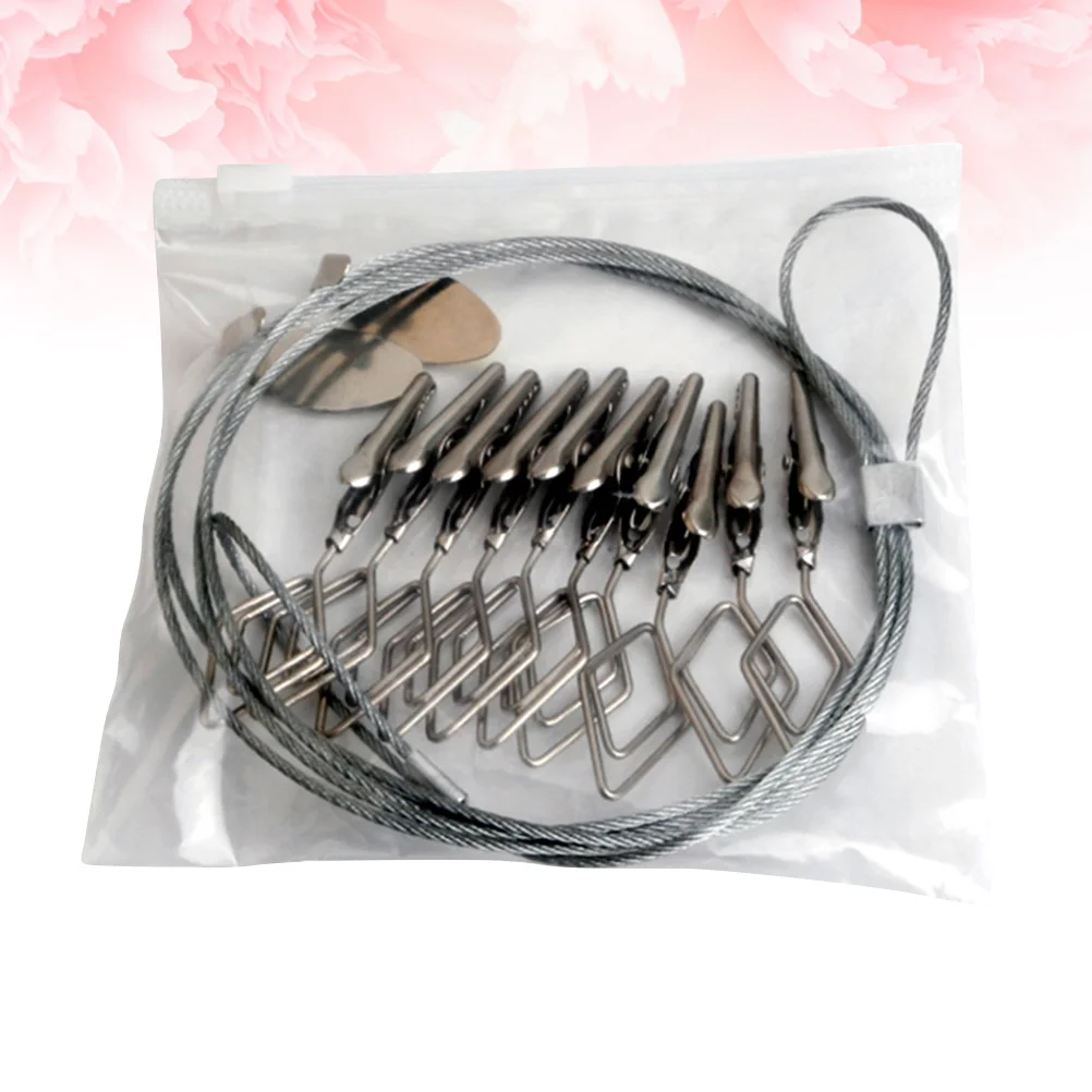 

10pcs Metal Photo Clips Removable Double Head Wall Display For Home Decor Party Wedding Photo Backdrop Note Holder Silver