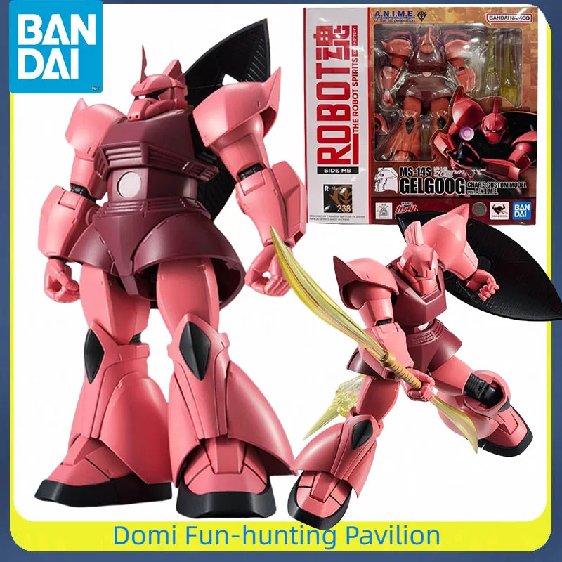 

Bandai Original THE ROBOT SPIRITS MOBILE SUIT GUNDAM Anime Figure MS-14S (YMS-14) GELGOOG CHAR'S CUSTOM MODEL Ver.A.N.I.M.E.Toy