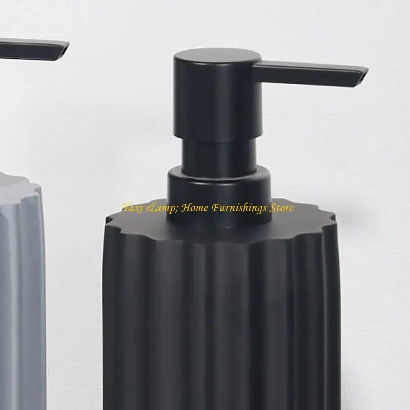 

W8EA 4Piece Bathroom Accessories Set with Toothbrush Holder Soap Dispensers Tray for Modern Homes Farmhouses Bathroom Decors