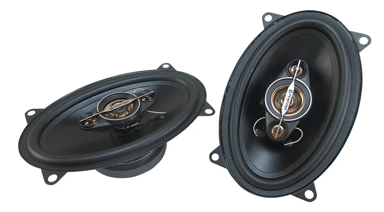 Par de Altavoces Coaxiales de Cuatro Vías para Auto de 4x6 Pulgadas, 500W de Potencia Máxima, 50W RMS, Calidad de Sonido