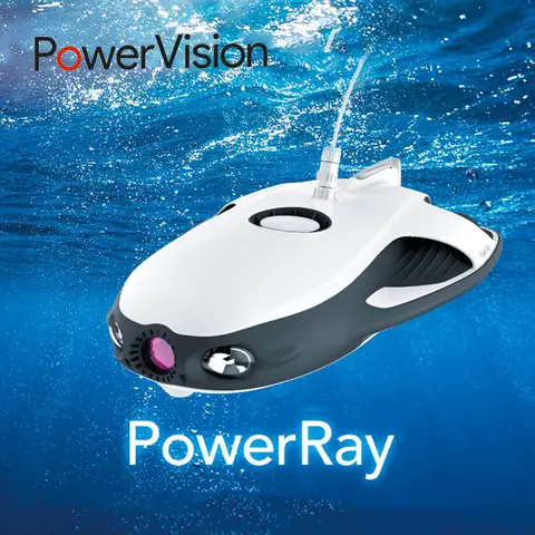PowerVision – caméra sous-Marine PowerRay Explorer ROV, Drone de pêche 1080p Rc, Drone de plongée et de bateau