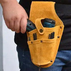 Power Drill Electric Screwdriver Bag Heavy Duty Professional Construction Tool Pouch Belt Tool Pouch for Electrician Carpenters