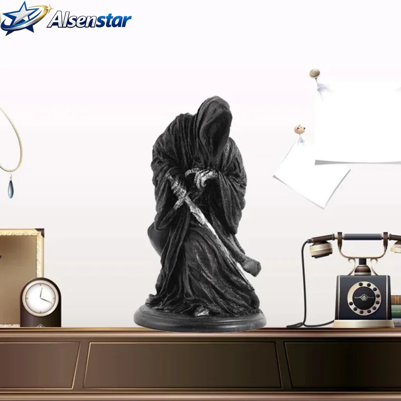 Decorative Gift 2026 High Quality Collection Black Knight Witch King Black Knight Ring Model Character Resin Statue