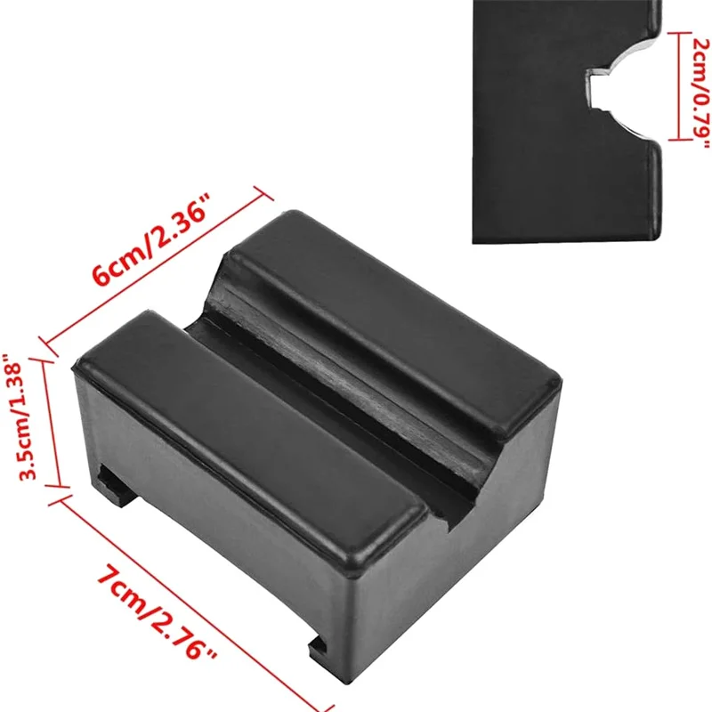 Durable Rubber Pad for Car Lift Jack Stand; Slotted Weld Protector and Adapter; Floor Jack Stand Pad Universal Accessory - Image 6