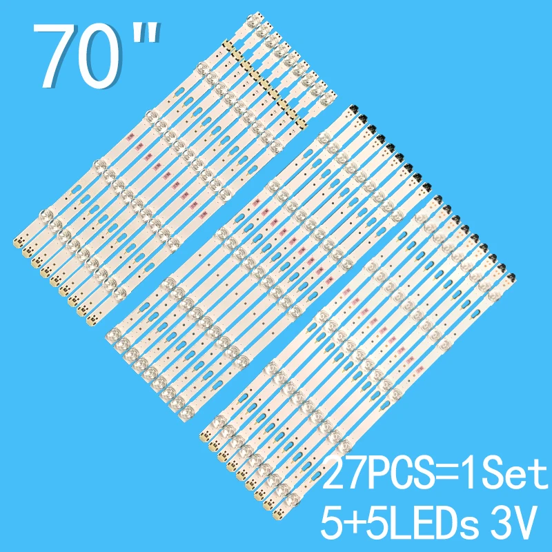 

27 шт./компл. светодиодная лента для подсветки Sam,sung 70 дюймов S_KU6K_70_FL30_L5 LM41-00331A UA70KU6300JXXZ UA70KU6300 UN70KU6300F