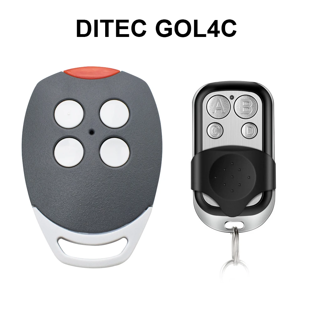 

DITEC GOL4C Garage Door Remote Control Duplicator 433.92MHz Fixed Code Gate Remote Control KeyFob Top Quality Hand Transmitter