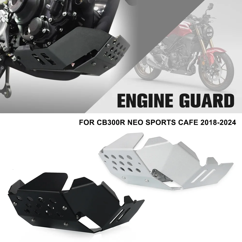 

For Honda CB300R Neo Sports Cafe 2018-2023 2024 CBR 300 CB 300R Motorcycle Engine Skid Plate Cover Guard And Generator Cover Set